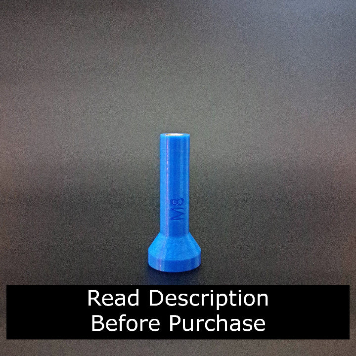 A paintless dent repair knockdown with an M8 thread and says "read description before purchase"