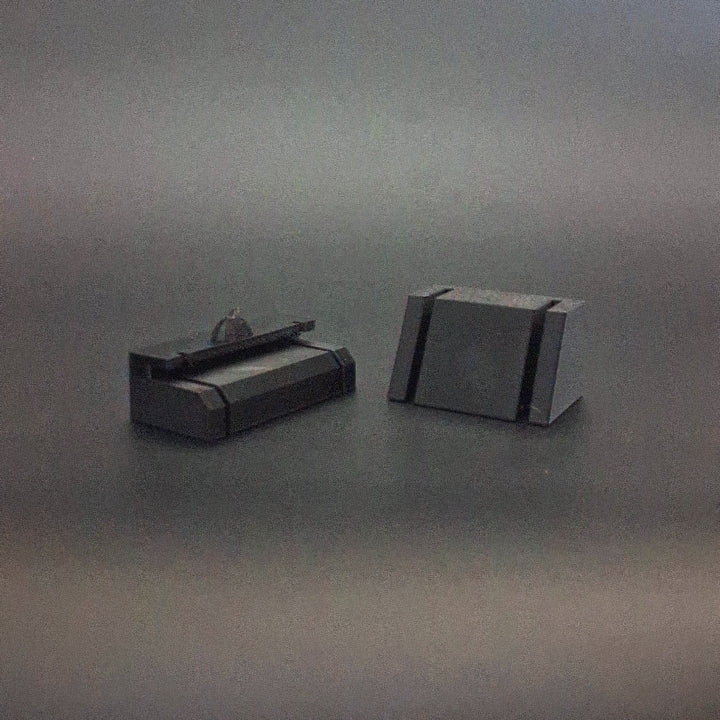 A set of 2 drawer stoppers for the 2 drawer Milwaukee Packout tool box