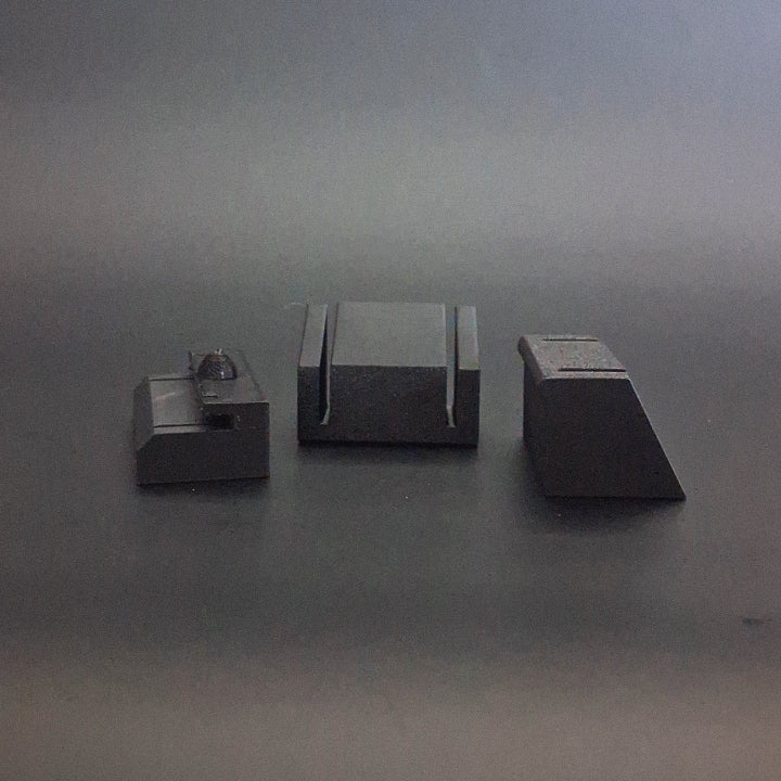 A set of 3 drawer stoppers for the 3 drawer Milwaukee Packout tool box
