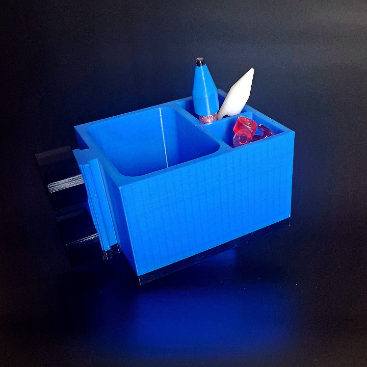 An organizer for glue pulling in paintless dent repair