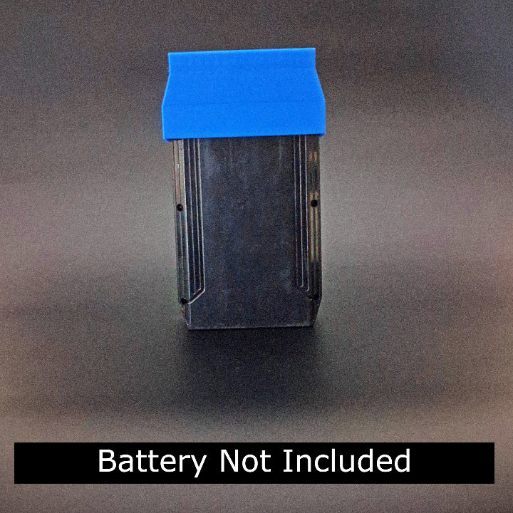 Stuckey hail light PDR battery with a cover attached