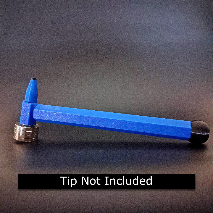Paintless Dent Repair Hammer front view with a knockdown tip